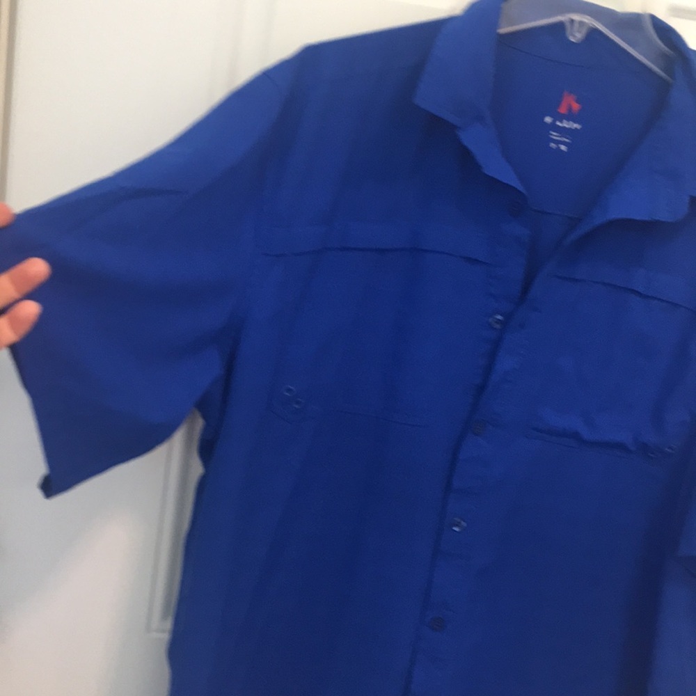 KILLIK Blue Button up Shirt XL - Picture 2 of 8